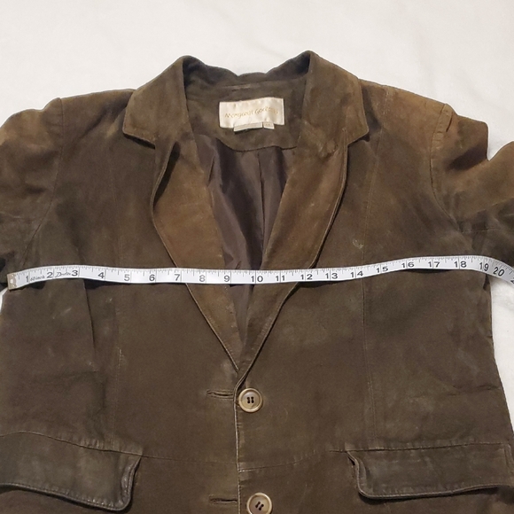 Margaret Godfrey Suede Leather Blazer - Picture 12 of 14